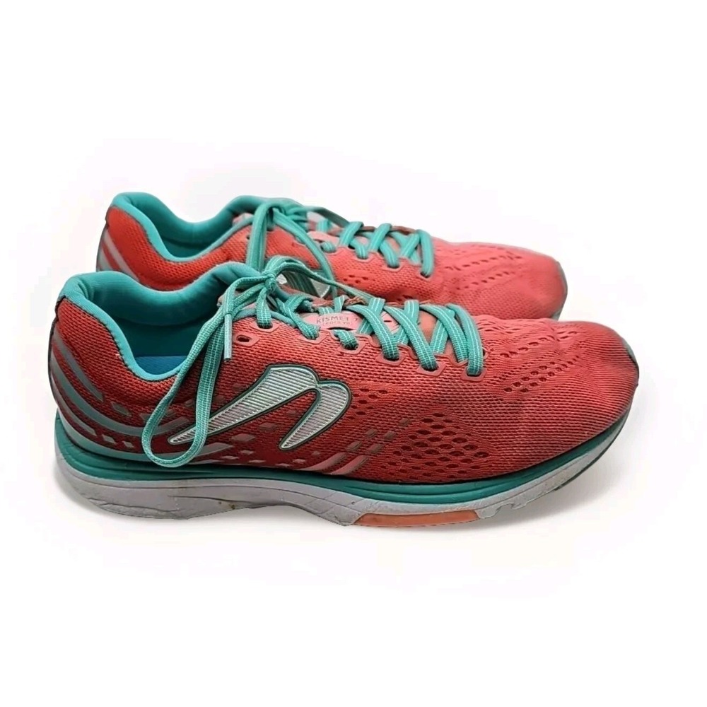 Newton Kismet 7 Stability Trainers Shoes Pink Green  Sneakers Women 9 EU40  #26U - Picture 2 of 10